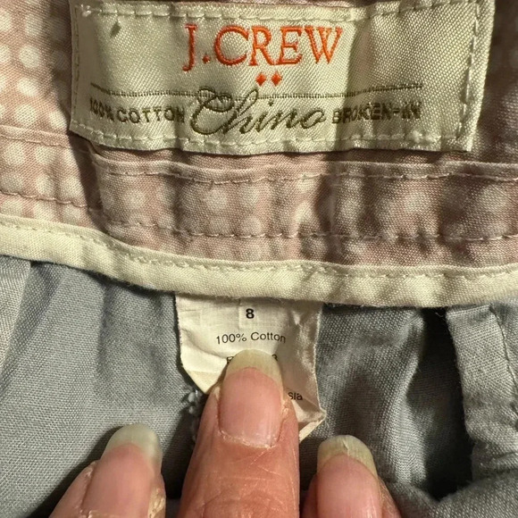 Women’s J Crew Chino Shorts. size 8. - Picture 3 of 5